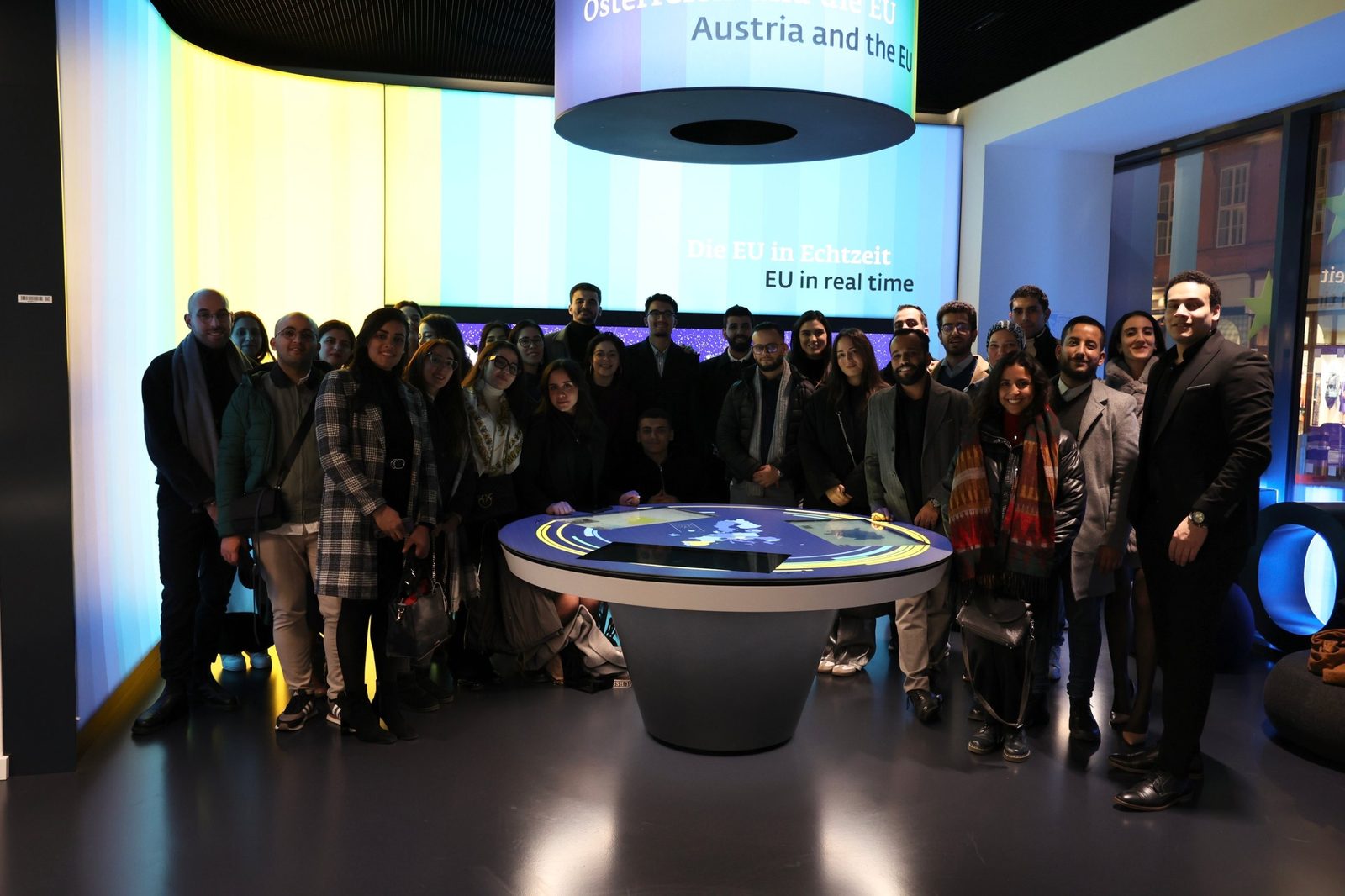 Die Gruppe im Europa Experience in Wien