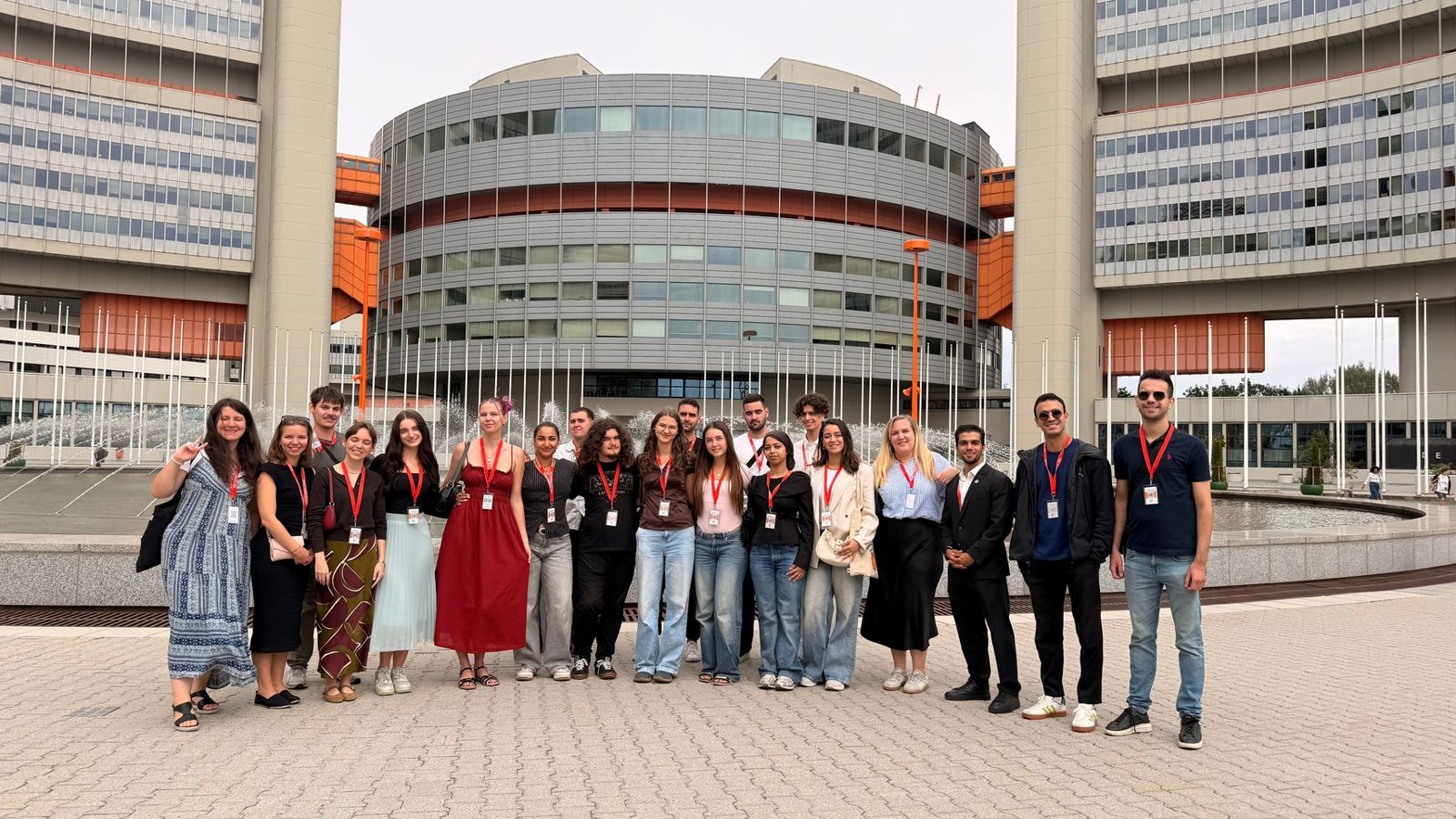 Ein Gruppenfoto bei einem Study Visit