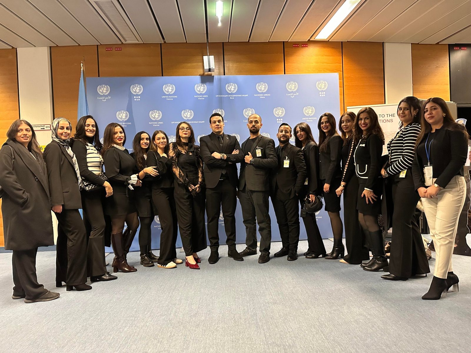 Teilnehmende eines Trainingskurses bei den Vereinten Nationen in Wien